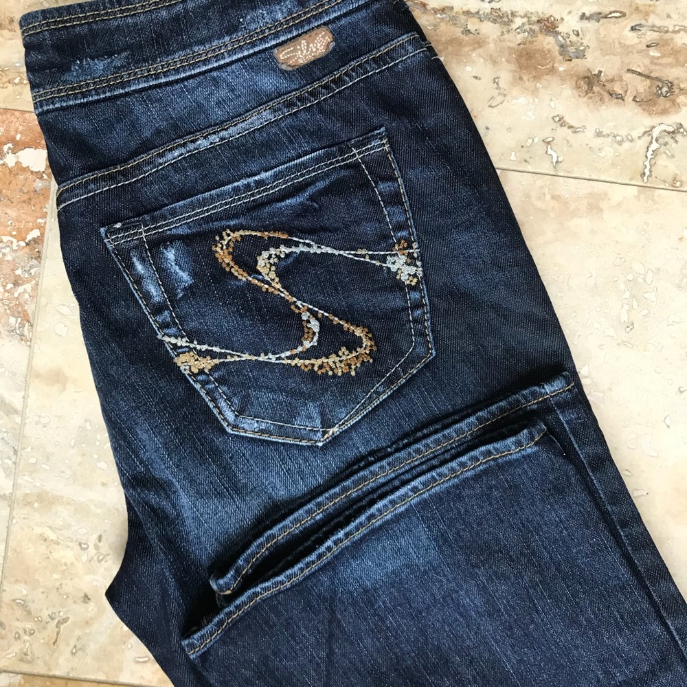 Silver “Julia” Jeans size 29/32.              |A|